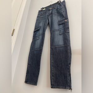 Machine Blue Cargo Pants
